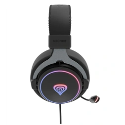 Genesis NSG-2169 Neon 764 RGB USB fekete gamer headset
