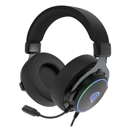 Genesis NSG-2169 Neon 764 RGB USB fekete gamer headset