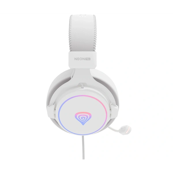 Genesis NSG-2170 Neon 764 RGB USB fehér gamer headset