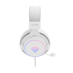 Genesis NSG-2170 Neon 764 RGB USB fehér gamer headset
