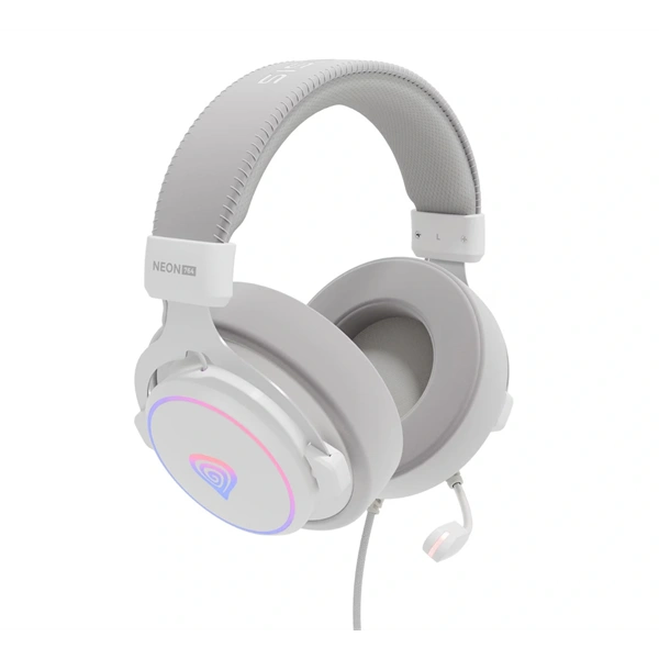 Genesis NSG-2170 Neon 764 RGB USB fehér gamer headset