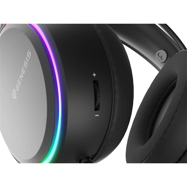 Genesis NSG-2307 Neon 613 G2 RGB USB fekete gamer headset