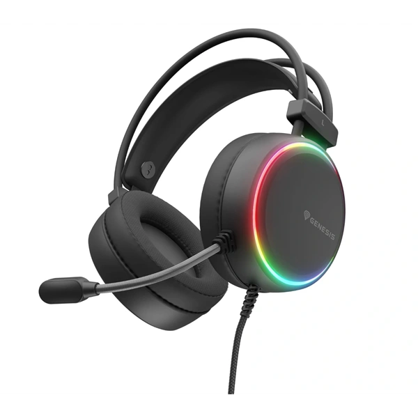 Genesis NSG-2307 Neon 613 G2 RGB USB fekete gamer headset