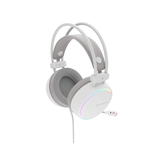 Genesis NSG-2308 Neon 613 G2 RGB USB fehér gamer headset