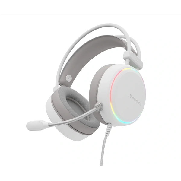 Genesis NSG-2308 Neon 613 G2 RGB USB fehér gamer headset