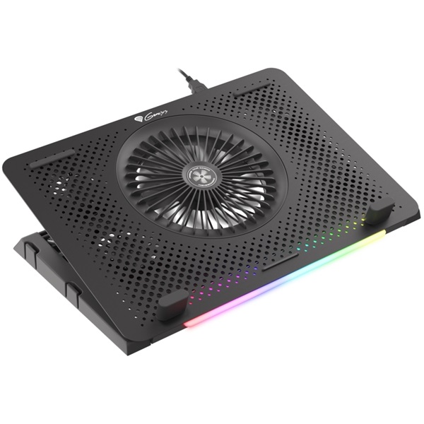 Genesis NHG-1678 Oxid 450 RGB 15,6" fekete notebook hűtőpad