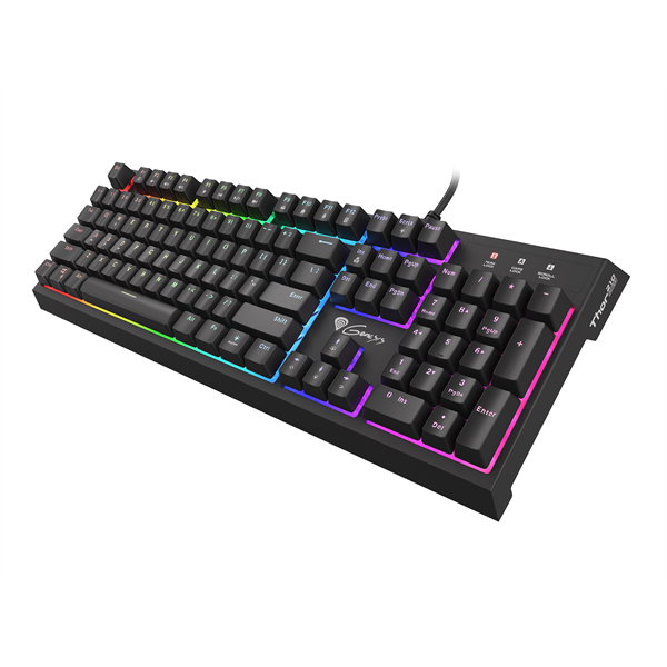 Genesis NKG-1645 Thor 210 RGB Gamer billentyuzet, US kiosztás