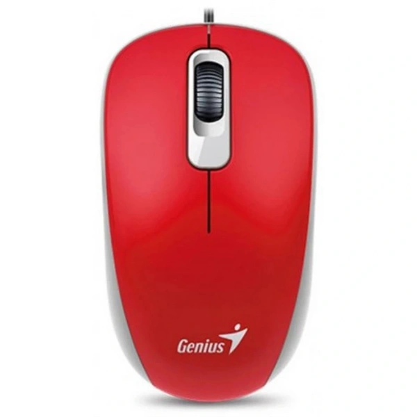 Genius DX-110 USB piros-fekete egér