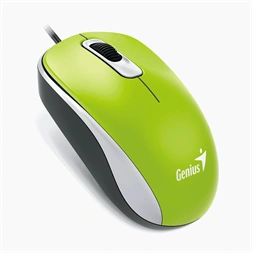 Genius DX-110 USB zöld-fekete egér