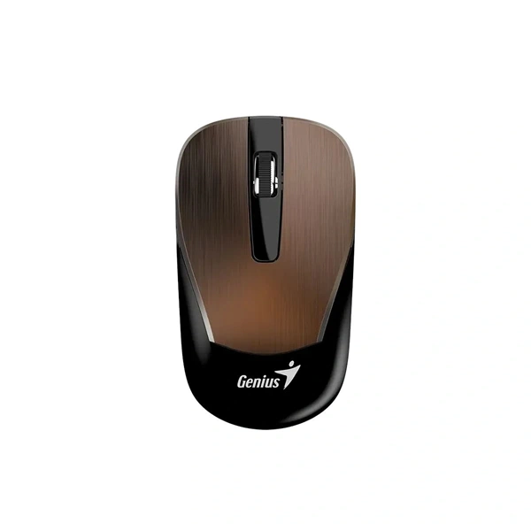 Genius ECO-8015 sötétbarna vezeték nélküli egér