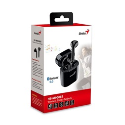 Genius HS-M900BT True Wireless Bluetooth fekete fülhallgató