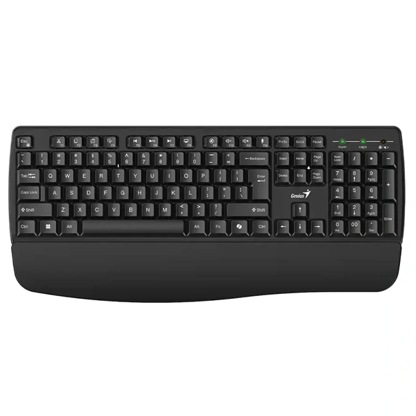 Genius KB-7123 HUN vezeték nélküli fekete billentyűzet