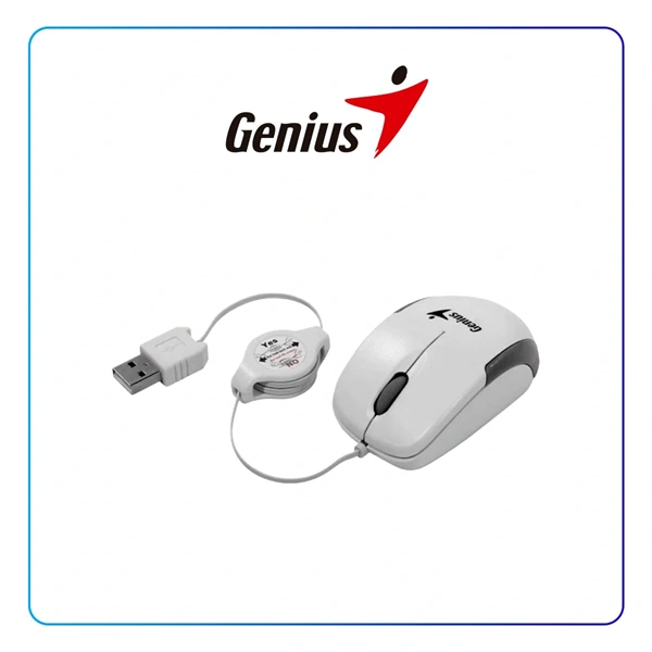 Genius MicroTraveler v2 USB fehér notebook egér