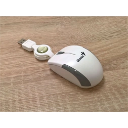 Genius MicroTraveler v2 USB fehér notebook egér