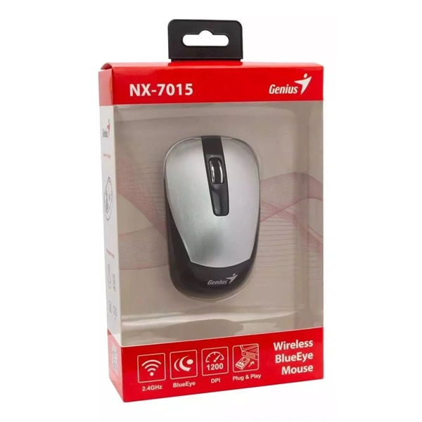 Genius NX-7015 USB vezeték nélküli ezüst egér