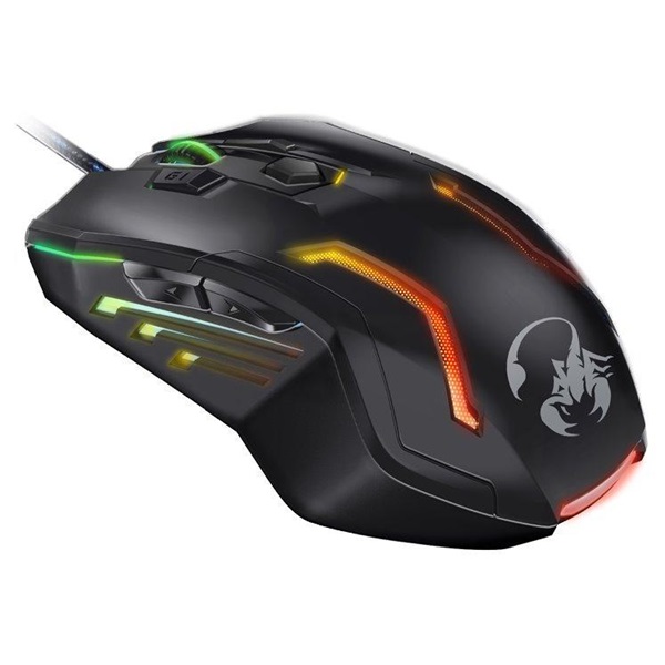 Genius Scorpion Spear Pro fekete gamer egér