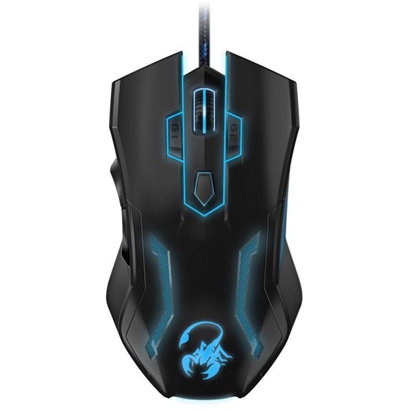 Genius Scorpion Spear Pro fekete gamer egér