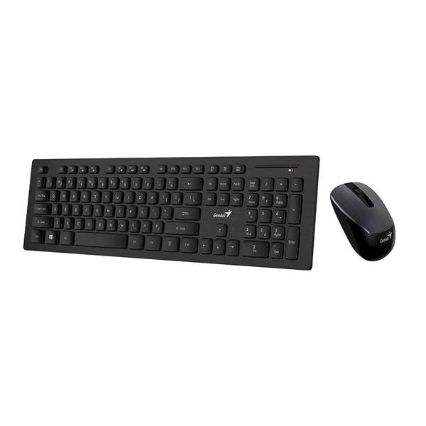 Genius SlimStar 8008 HUN fekete vezeték nélküli billentyűzet + egér