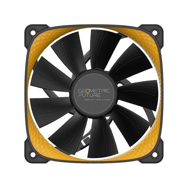 Geometric Future Squama 2505Y rendszerhűtő ventilátor fekete-sárga