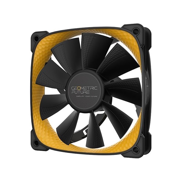 Geometric Future Squama 2505Y rendszerhűtő ventilátor fekete-sárga