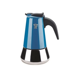 Ghidini Steelexpress kék 4 személyes indukciós kotyogós kávéfőző