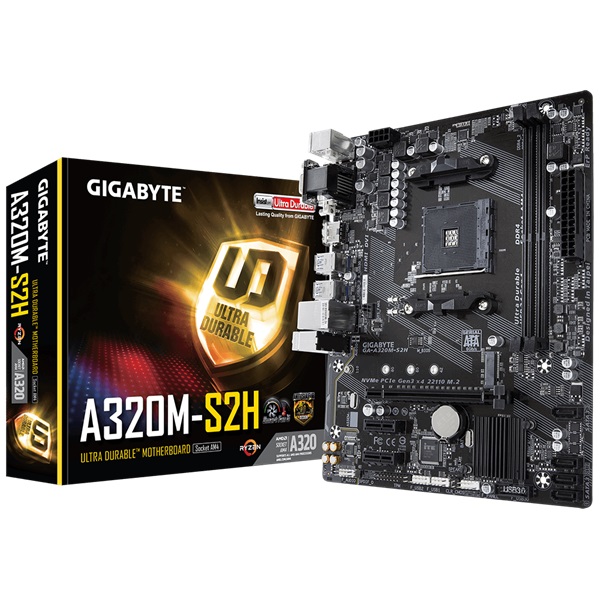 Gigabyte A320M-S2H AMD A320 SocketAM4 mATX alaplap