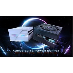 Gigabyte AORUS ELITE 850W 80+ Platinum ventillátorral moduláris tápegység