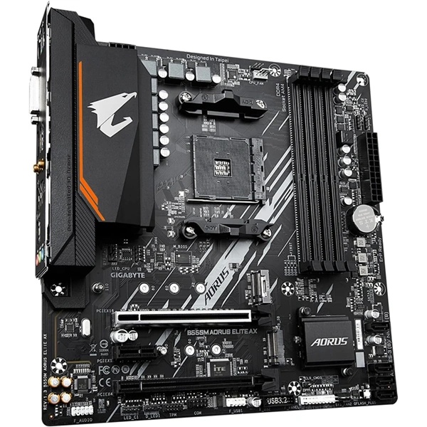 Gigabyte AORUS ELITE AX AMD B550M AM4 mATX alaplap