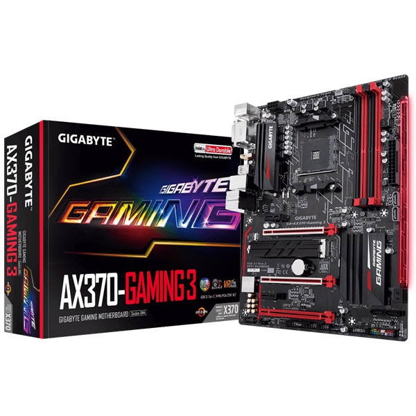 Gigabyte AX370-GAMING 3 AMD X370 SocketAM4 ATX alaplap