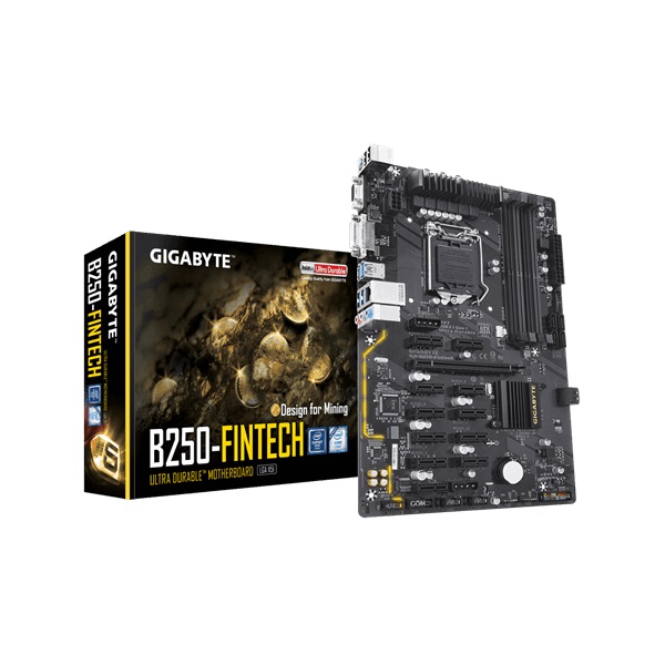 Gigabyte B250-FinTech Intel B250 LGA1151 ATX alaplap
