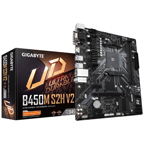 Gigabyte B450M-S2H v2 AMD B450 SocketAM4 mATX alaplap