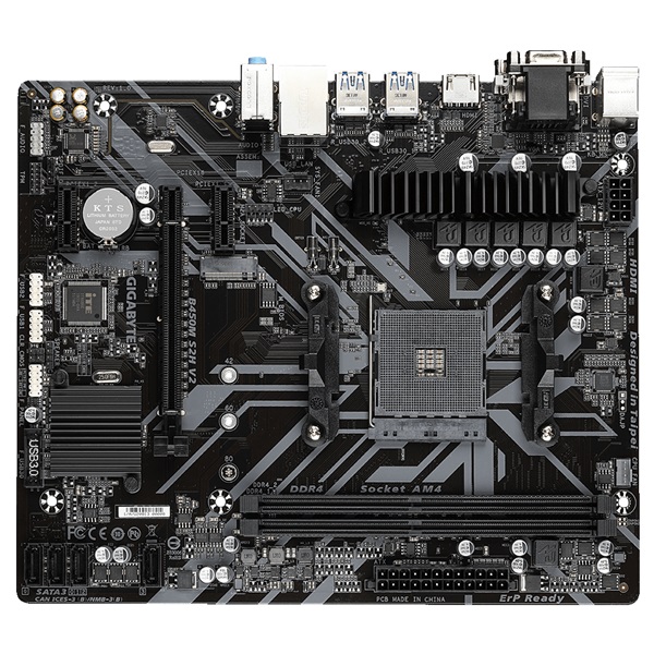 Gigabyte B450M-S2H v2 AMD B450 SocketAM4 mATX alaplap