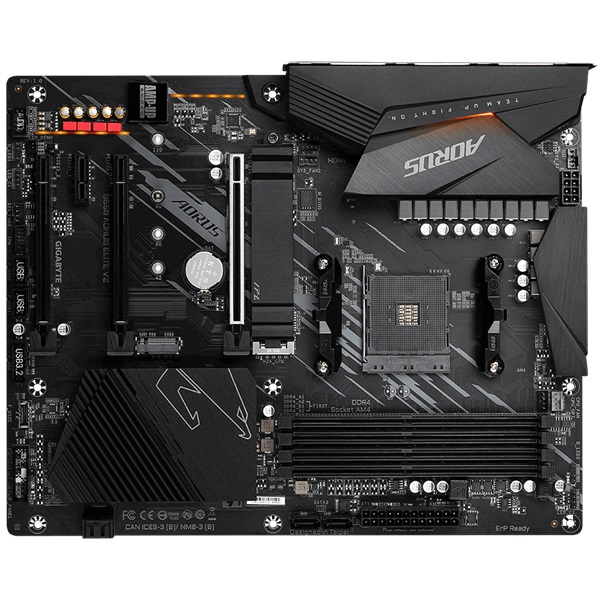 Gigabyte B550-AORUS-ELITE V2 AMD B550 SocketAM4 ATX alaplap