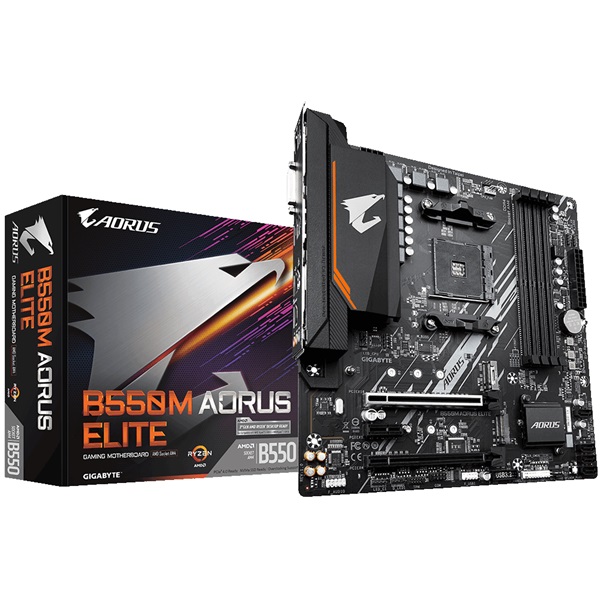 Gigabyte B550M-AORUS-ELITE AMD B550 SocketAM4 mATX alaplap