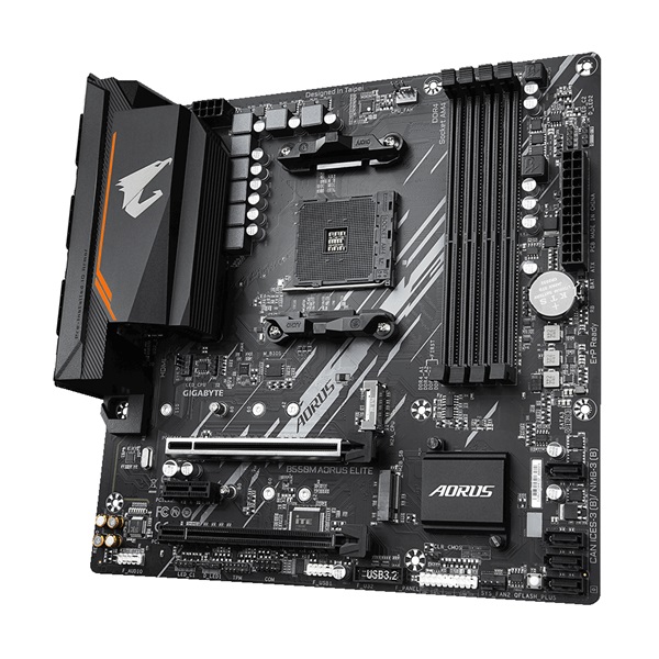 Gigabyte B550M-AORUS-ELITE AMD B550 SocketAM4 mATX alaplap