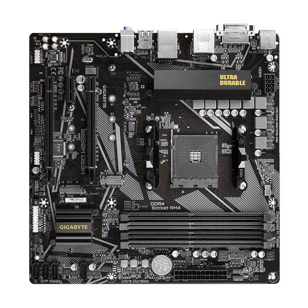 Gigabyte B550M-DS3H AMD B550 SocketAM4 mATX alaplap