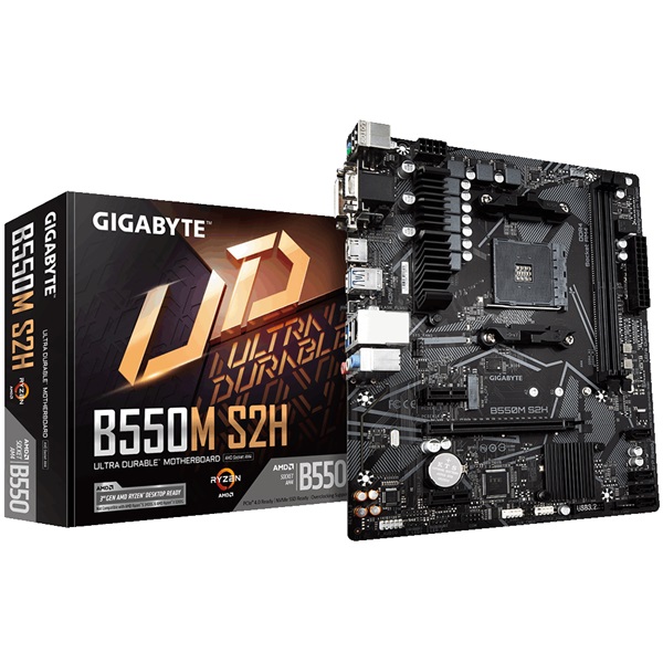 Gigabyte B550M-S2H AMD B550 SocketAM4 mATX alaplap