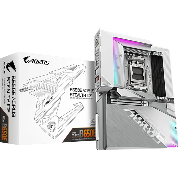 Gigabyte B650E AORUS STEALTH ICE AMD B650 AM5 ATX alaplap