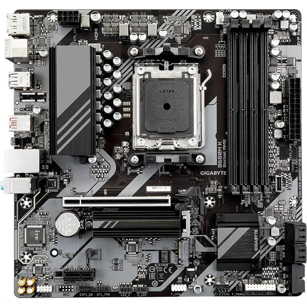 Gigabyte B650M K desktop alaplap microATX