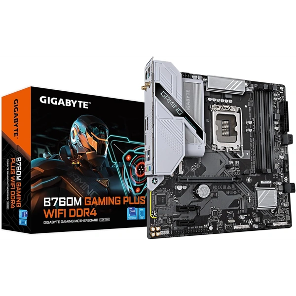 Gigabyte B760M GAMING PLUS Wi-Fi Intel B760 LGA1700 mATX alaplap