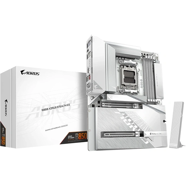 Gigabyte B850 AORUS STEALTH ICE AMD B850 AM5 ATX alaplap