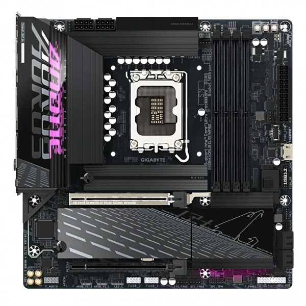 Gigabyte B860M Aorus Elite Wi-Fi Intel B860M LGA1851 mATX alaplap