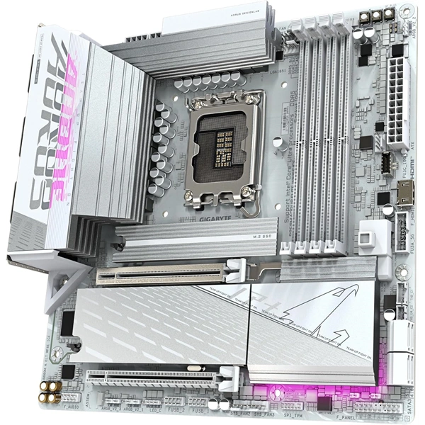 Gigabyte B860M Aorus Elite Wi-Fi Intel B860M LGA1851 mATX alaplap