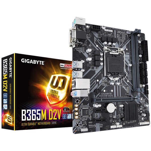 Gigabyte GA-B365M-D2V Intel B365 LGA1151 mATX alaplap