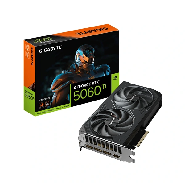 Gigabyte GeForce RTX 5060 Ti Windforce OC 16GB GDDR6 videókártya
