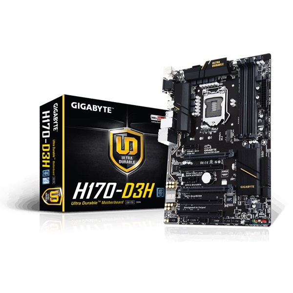 Gigabyte H170-D3H Intel H170 LGA1151 ATX alaplap