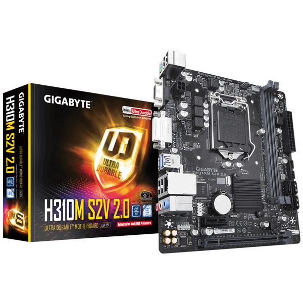 Gigabyte H310M-S2V 2.0 Intel H310 LGA1151 mATX alaplap