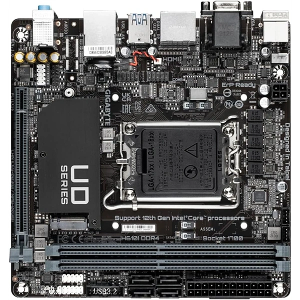 Gigabyte H610I DDR4 INTEL H610 S1700 mini-ITX alaplap