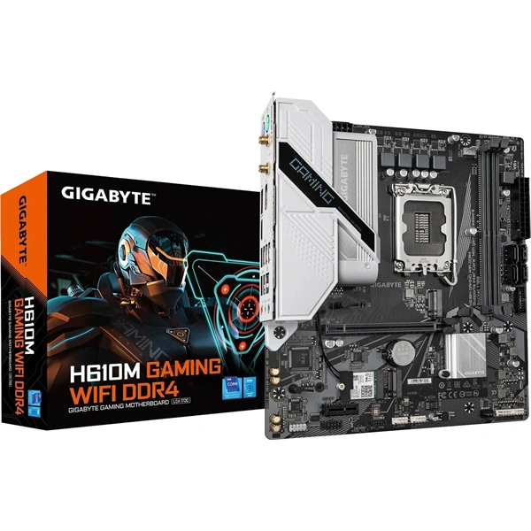 Gigabyte H610M GAMING Wi-Fi Intel H610 LGA1700 mATX alaplap