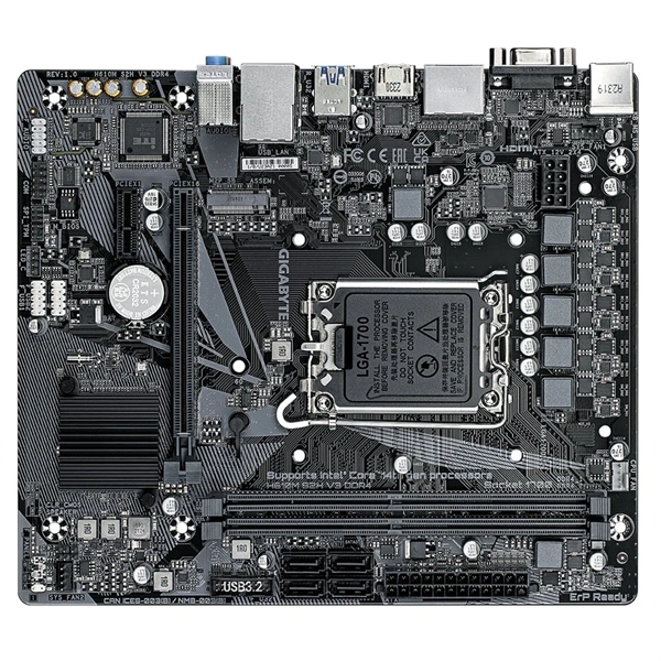 Gigabyte H610M S2H V3 Intel H610 LGA1700 mATX alaplap